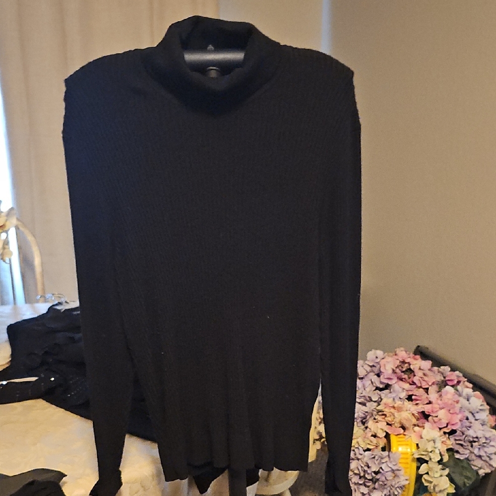 INC International Concepts Black Knitwear